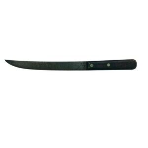 Vintage Dexter 1378R Carbon Steel Boning Knife Wood Handle USA Butcher Cutlery